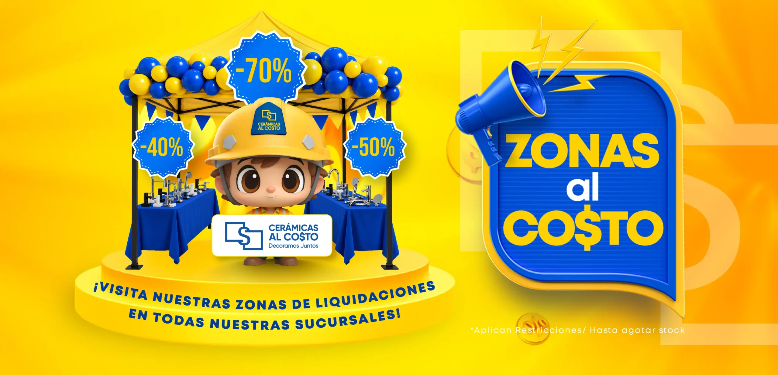 Zonas al costo